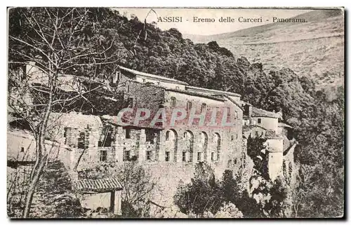 Cartes postales Assisi Eremo delle Carceri Panorama