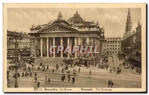 Cartes postales Brusselles La Bourse Brussels The Exchange