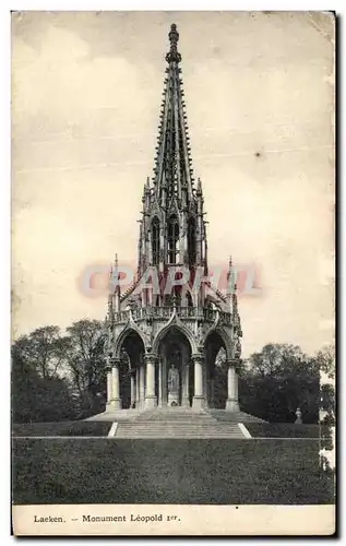 Ansichtskarte AK Laeken Monument Leopold 1er