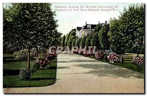 Cartes postales Bythesea showing the Grounds Surrounding the Residence of Hon Perry Belmont Newport