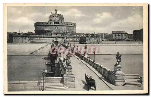 Cartes postales Roma Ponte e Castel Sant Angelo