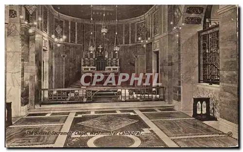 Cartes postales The Blessed Sacrament Chapel Westminster Cathedral