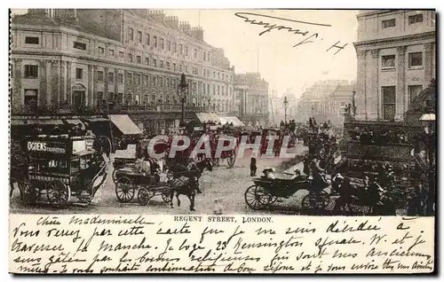 Cartes postales Regent Street London