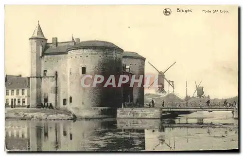 Cartes postales Bruges Route ste Croix Moulins