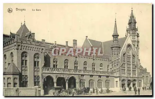 Cartes postales Bruges La Gare