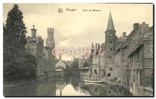 Cartes postales Bruges Quai du Rossaire