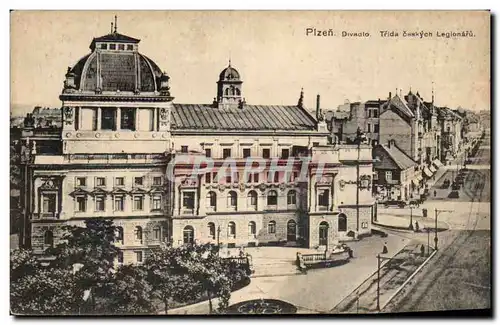 Cartes postales Plzen Divadio