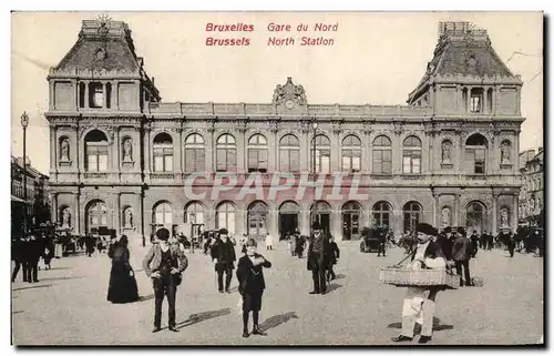 Cartes postales Bruxelles Gare du Nord
