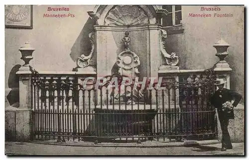 Cartes postales Bruxelles Manneken pis