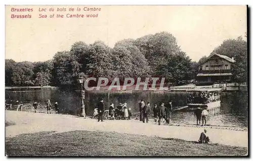 Ansichtskarte AK Bruxelles Lac du Bois de la Cambre