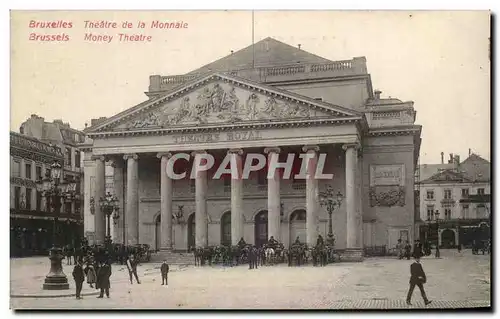 Cartes postales Bruxelles Theatre de la Monnaie