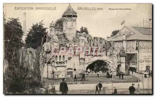 Cartes postales Exposition Universelle Bruxelles 1910 Pavillon de la ville de Gand Lion