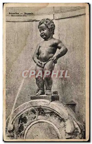 Cartes postales Bruxelles Brussels Manneken Pis