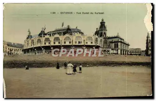 Cartes postales Ostende Vue Quest du kursaal