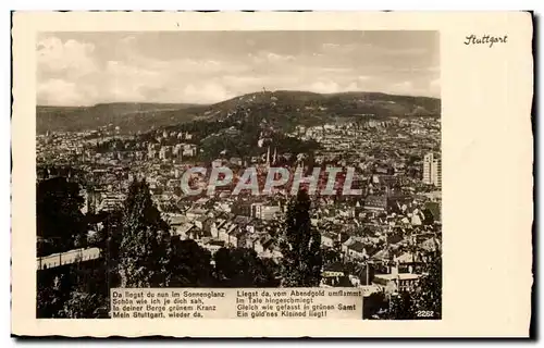 Cartes postales Stuttgart Da Llegst Du Nun Im Sonnenglanz