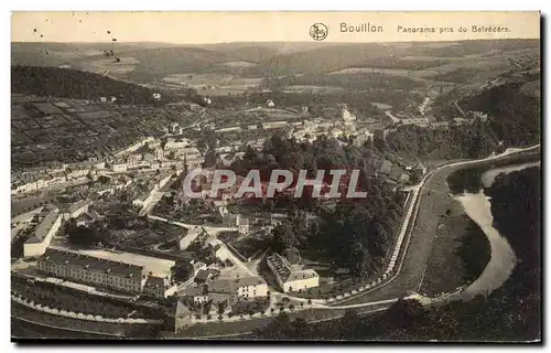 Cartes postales Bouillon Panorama Pris Du Belvedere