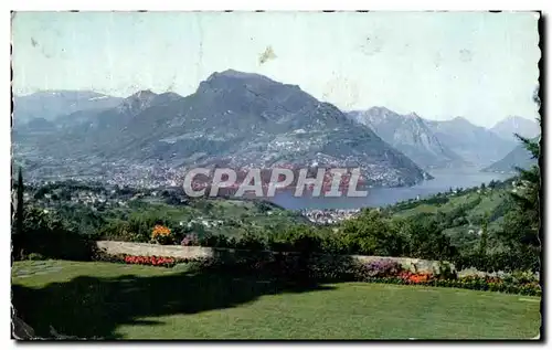 Cartes postales Lugano Monte Bre E Valsolda Visti Da Montagnola