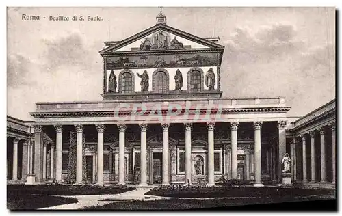 Cartes postales Roma Basilica Di Paolo