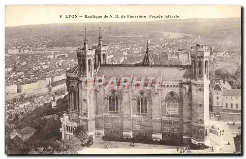 Ansichtskarte AK Lyon Basilique de Fourviere Facade Laterale