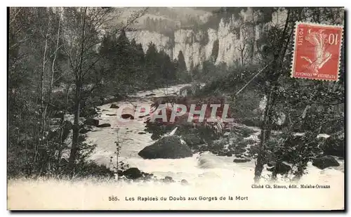 Cartes postales Les Rapides du Doubs aux Gorges de la Mort