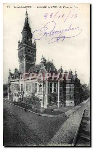 Cartes postales Dunkerque Ensemble de l&#39Hotel de Ville