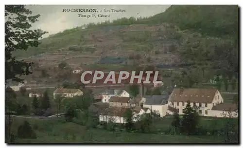 Cartes postales Rochesson Les Truches Tissage Gerard