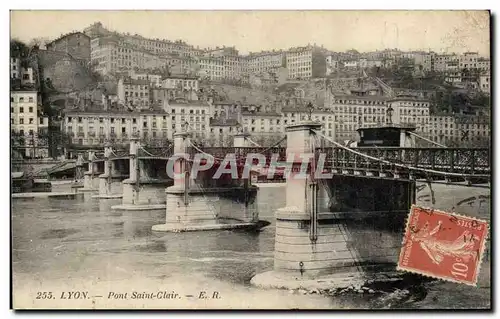 Ansichtskarte AK Lyon Pont Saint Clair