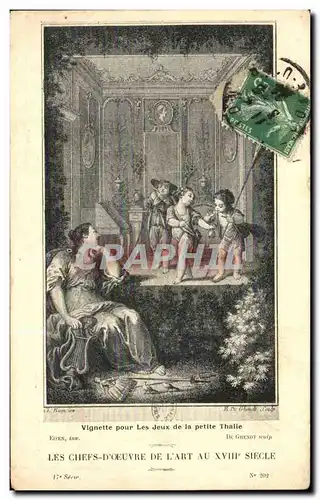 Cartes postales Les Chees D'oeuvre De L'Art Au