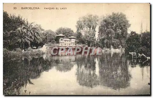 Cartes postales Barcelona Parque El Lago