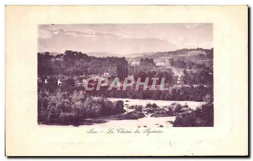 Cartes postales Pau La Chaine des Pyrenees