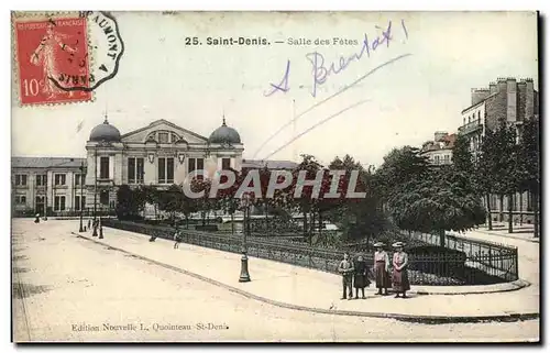 Cartes postales Saint Denis Salle des Fetes