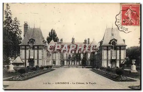 Ansichtskarte AK Grosbois Le Chateau la Facade