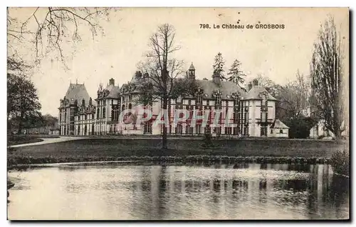 Ansichtskarte AK Grosbois Le Chateau la Facade