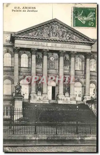 Cartes postales Amiens palais de Justice