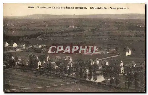 Cartes postales Environs de Monbeliard Sochaux vue generale