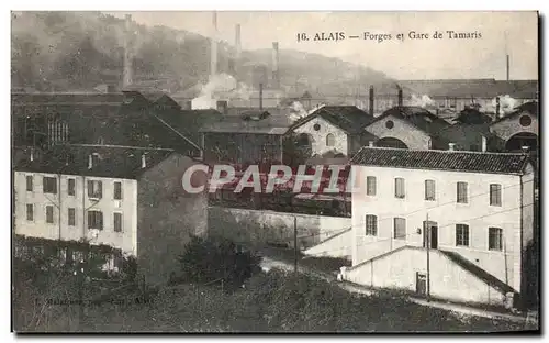 Cartes postales Alais Forges et Gare de Tamaris