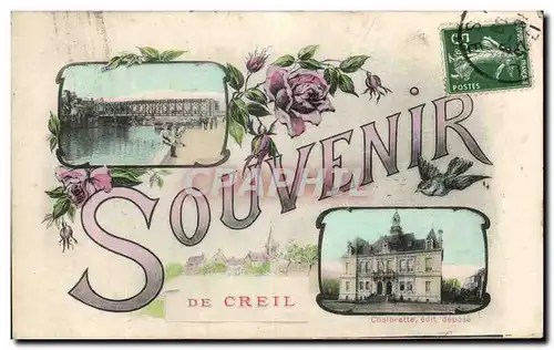 Cartes postales Souvenir De Creil