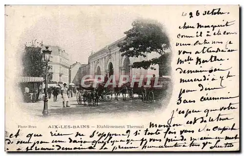 Cartes postales Aix Les Bains Etablissement Thermal