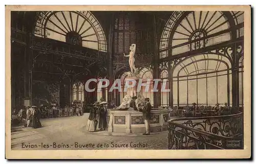 Cartes postales Evian Les Bains Buvette De La Source Cachat