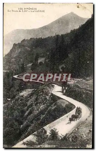 Ansichtskarte AK Les Pyrenees La Route De Luz A Gavarnie