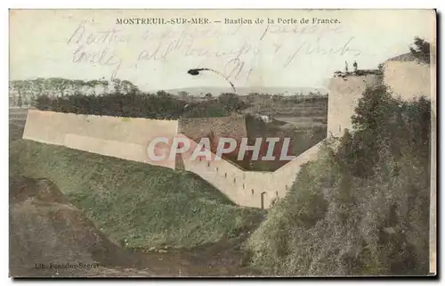 Cartes postales Montreuil Sur Mer Bastion de la Porte de France