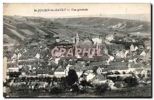 Cartes postales St Julien du Sault Vue Generale