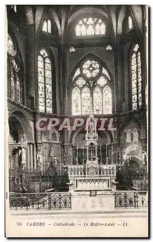 Cartes postales Cahors Cathedrale Le Maitre Autel