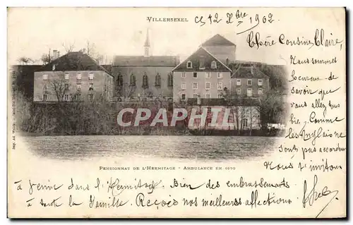 Cartes postales Villersexel Pensionnat de L&#39Hermitage Ambulance en 1870