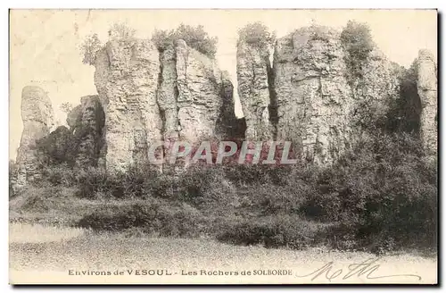 Ansichtskarte AK Environs de Vesoul Les Rochers de Solborde