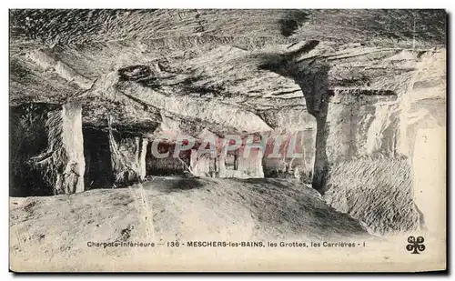 Cartes postales Meschers Les Bains Les Grottes les Carrieres