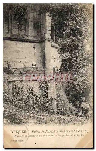 Cartes postales Touques Ruines du Prieure de St Arnoult