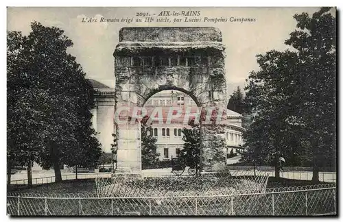 Cartes postales Aix les Bains Arc Romain