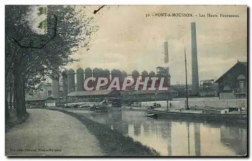 Cartes postales Pont A Mousson Les Hauts Fourneaux