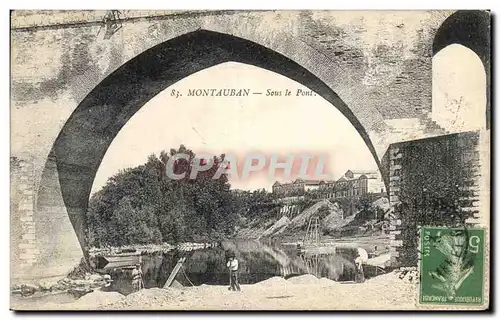 Cartes postales Montauban Sous le Pont Terrassiers